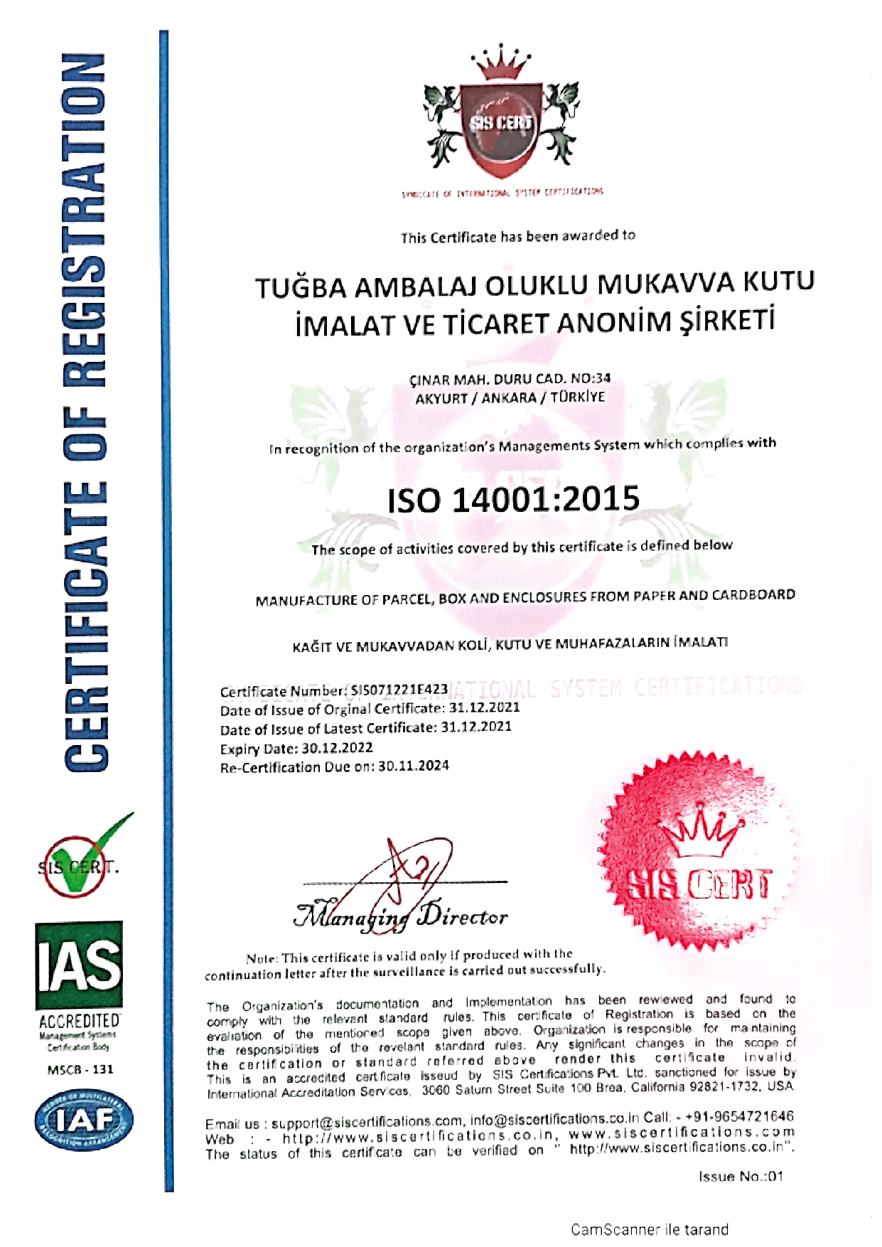 ISO 40001:2015